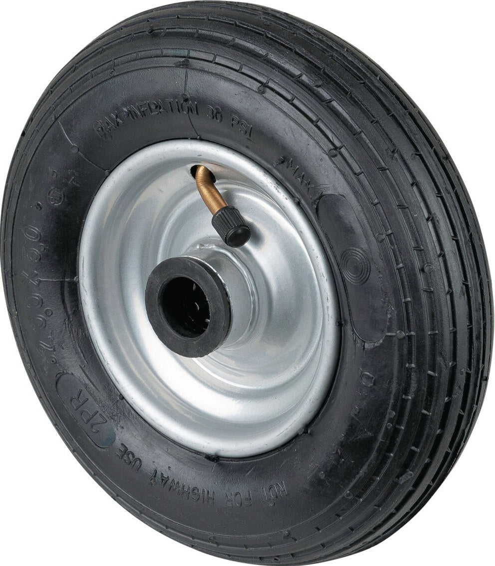 BS ROLLEN Luftrad 200 mm Ersatzrad mit Rillenprofil und Rollenlager, 80 kg Tragfähigkeit