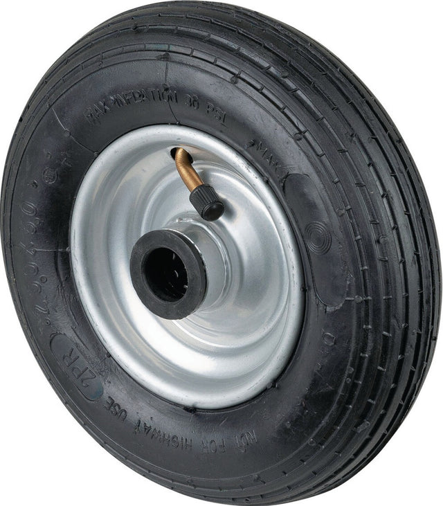 BS ROLLEN Luftrad 200 mm Ersatzrad mit Rillenprofil und Rollenlager, 80 kg Tragfähigkeit