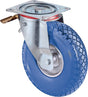 BS ROLLEN Lenkrolle 200 mm mit Feststeller, Polyurethan pannensicher, 75 kg