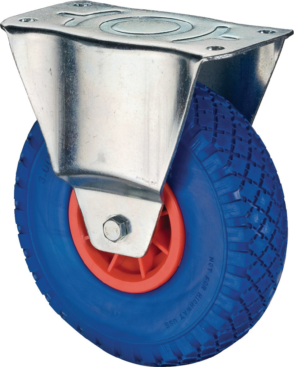 BS ROLLEN Bockrolle 260 mm Polyurethan 160 kg mit Anschraubplatte – pannensicher & abriebfest