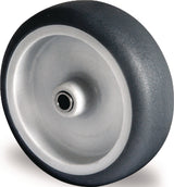 Ersatzrad TPE grau 50 mm von PROMAT – Tragfähigkeit 50 kg, Achs-Ø 6 mm, Nabenlänge 22 mm