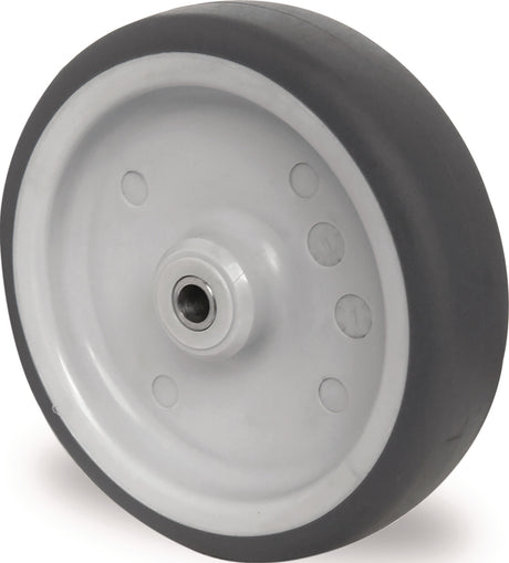 PROMAT Ersatzrad 125 mm TPE grau, Tragfähigkeit 100 kg, Achs-Ø 8 mm – NORDWEST