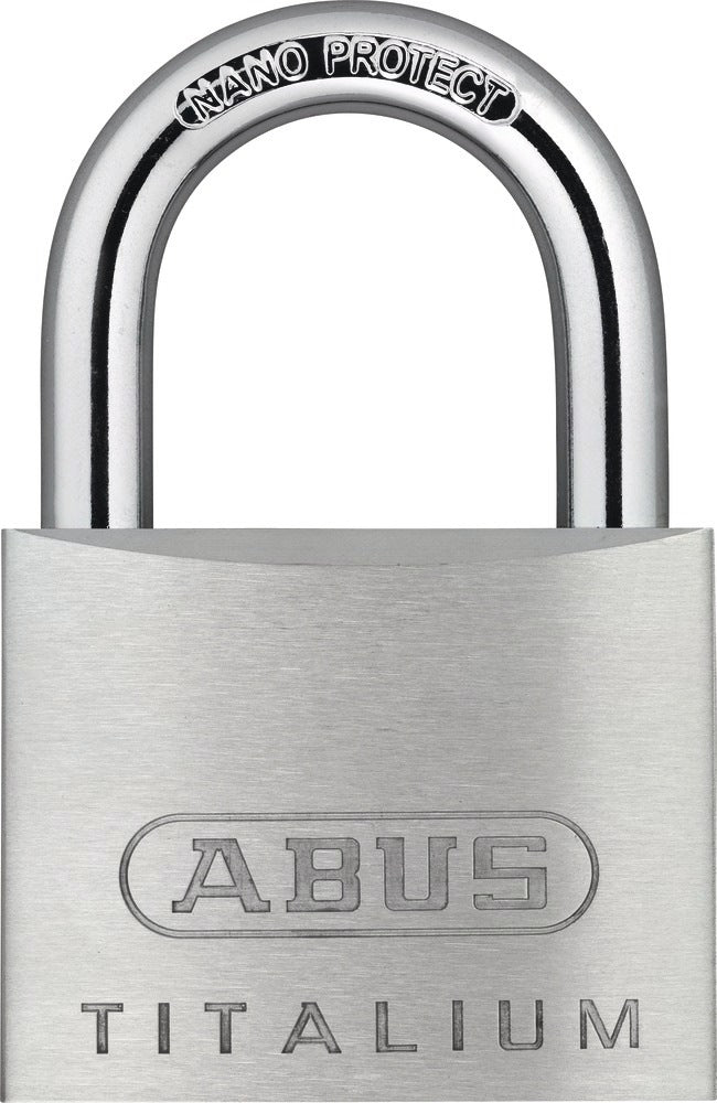 ABUS Zylindervorhangschloss 64TI/20 Titalium – 20 mm Schlosskörper, verschiedenschließend