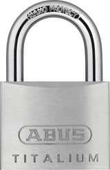 ABUS Zylindervorhangschloss 64TI/20 Titalium – 20 mm Schlosskörper, verschiedenschließend