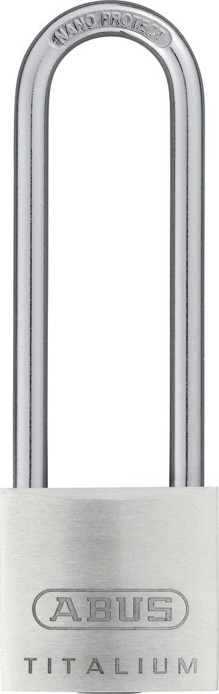 ABUS Zylindervorhangschloss 64TI/20 Titalium – 20 mm Schlosskörper, verschiedenschließend