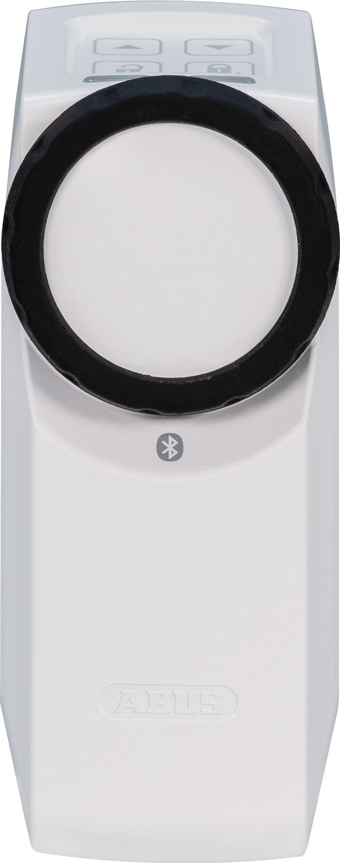 ABUS Elektronisches Türschloss CFA3100 S – App, Code, Fingerscan & Tastendruck, silber