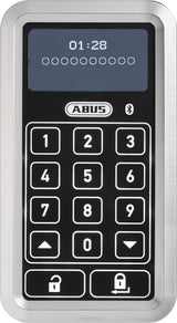 ABUS CFT3100 S Tastatur mit Touch-Oberfläche silber für HomeTec Pro Bluetooth-Türschlossantrieb