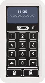 ABUS CFT3100 S Tastatur mit Touch-Oberfläche silber für HomeTec Pro Bluetooth-Türschlossantrieb