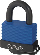ABUS Zylindervorhangschloss Aqua Safe 70IB/35 – Messing, verschließend, für extremen Witterungsschutz