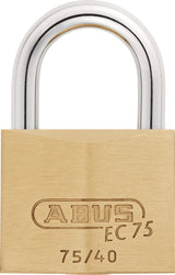 ABUS Zylindervorhangschloss 75/30 VS – Messing, gehärteter Stahlbügel, NANO PROTECT™