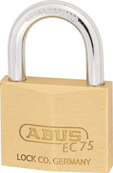 ABUS Zylindervorhangschloss 75/30 VS – Messing, gehärteter Stahlbügel, NANO PROTECT™