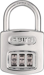 ABUS Zahlenvorhangschloss 160/40 mit 3 Zahlenrollen, gehärteter Stahl, silber