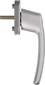 ABUS Fenstergriff FG200 S AB208 Alu silber abschließbar mit Druckzylinder