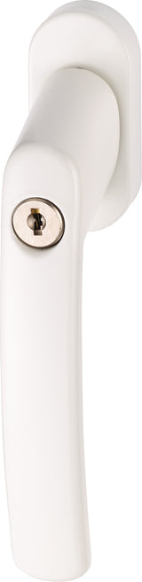 ABUS Fenstergriff FG200 S AB208 Alu silber abschließbar mit Druckzylinder