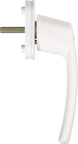 ABUS Fenstergriff FG200 S AB208 Alu silber abschließbar mit Druckzylinder