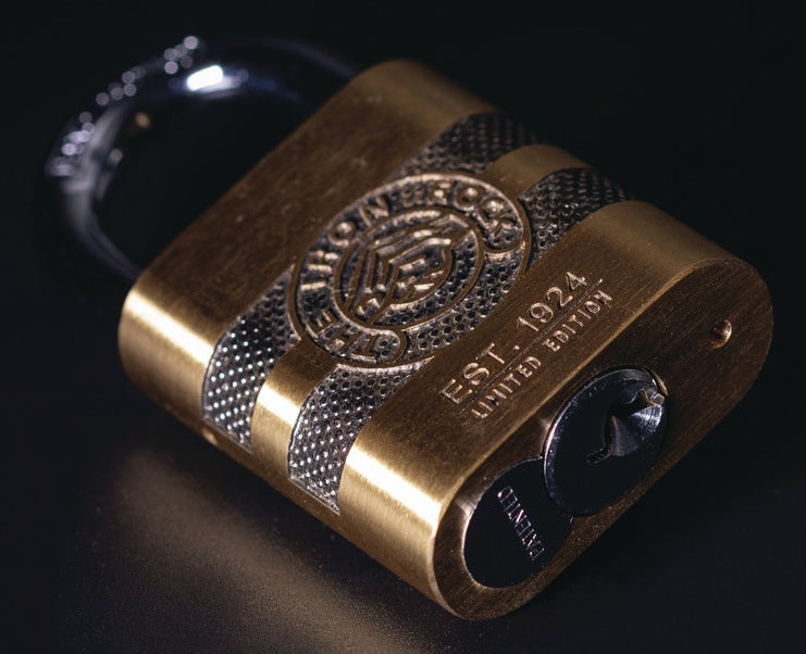 ABUS Zylindervorhangschloss 83/45 IRON ROCK vs. – Messing, 46 mm, austauschbarer Zylinder