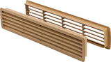 HOJU Badezimmerlüftung 9020 W – Kunststoff, 457 x 92 mm, abgerundete Ecken, weiß