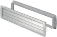 HOJU Badezimmerlüftung 9020 L Aluminium 465 x 105 mm für Türstärke 34-60 mm