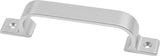 HERMETA Handgriff Aluminium 112 mm – eloxiert, 2 Schraublöcher, C2C-zertifiziert