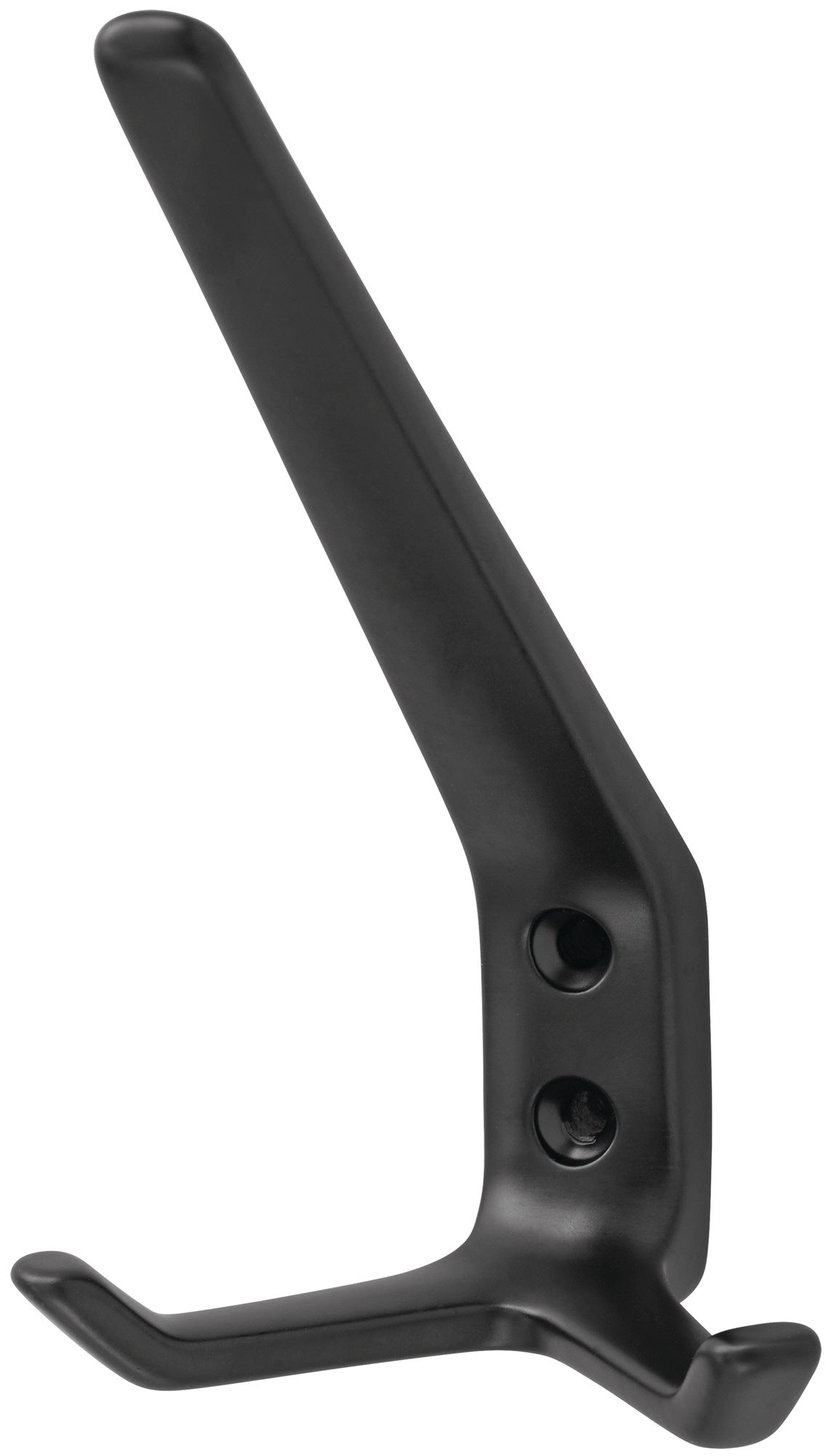 HERMETA Huthaken 0032 zweifach Aluminium silberfarbig eloxiert Höhe 127 mm