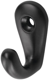 HERMETA Handtuchhaken 0557 – 1 Haken, Höhe 36 mm, Ausladung 27 mm, Aluminium poliert