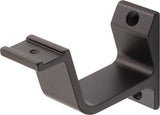 Handlaufträger 3550 von HERMETA – Aluminium, gerade Auflage, Wandabstand 76 mm, DIN 18040