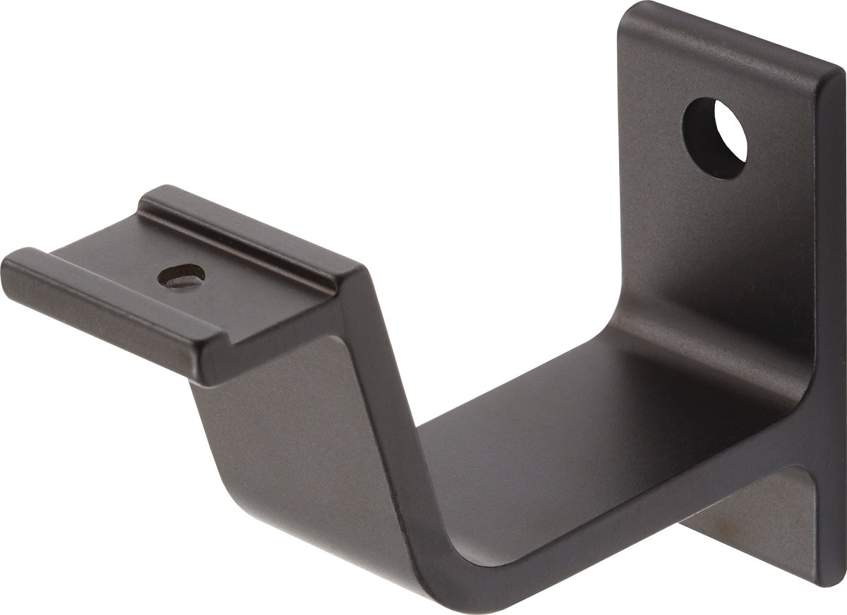 Handlaufträger 3551 von HERMETA – Aluminium, gerade Auflage, eloxiert, DIN 18040