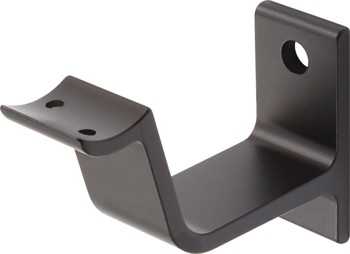 Handlaufträger 3553 von HERMETA – gewölbte Auflage, Aluminium eloxiert, DIN 18040