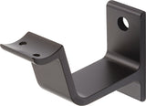 Handlaufträger 3553 von HERMETA – gewölbte Auflage, Aluminium eloxiert, DIN 18040