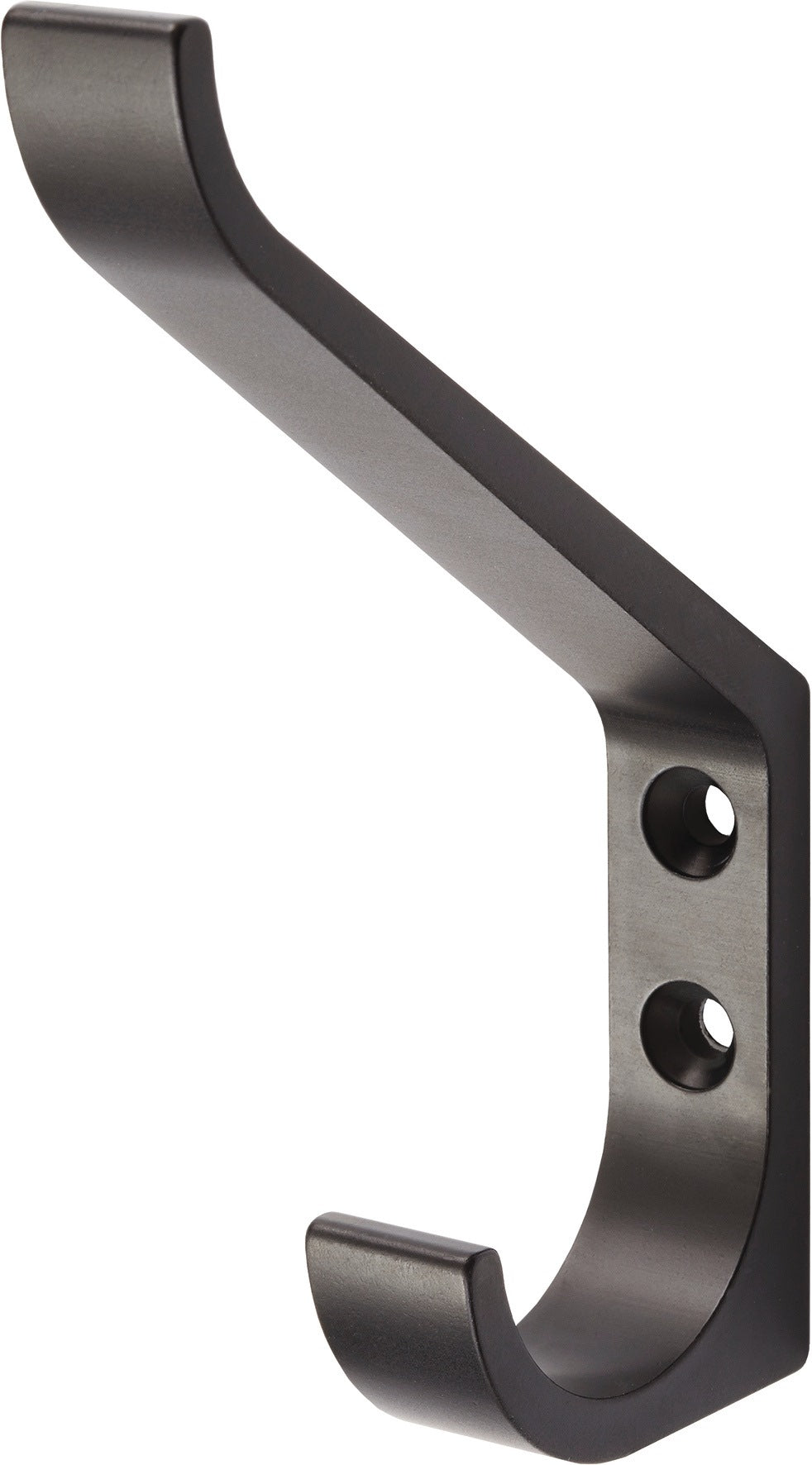 HERMETA Huthaken 0148 einfach – Aluminium eloxiert, Ausladung 86,5 mm, Höhe 135 mm