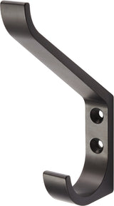 HERMETA Huthaken 0148 einfach – Aluminium eloxiert, Ausladung 86,5 mm, Höhe 135 mm
