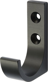 HERMETA Mantelhaken 0149 einfach, Aluminium eloxiert, Ausladung 51,5 mm, Höhe 65 mm