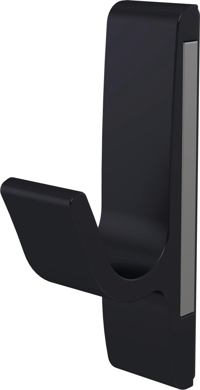 HERMETA Magnet-Mantelhaken 0150 einfach, Aluminium eloxiert, Ausladung 40 mm, Höhe 85 mm