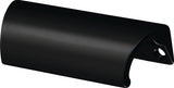 HERMETA Möbelgriff Aluminium silberfarbig eloxiert 78 mm – Hochwertiger Griff für Möbel