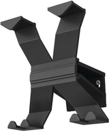 Haarmann Wandgarderobe Aluminium 4 Haken tiefschwarz 170 mm – 100 % Recycling