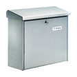 BURG-WÄCHTER Briefkasten Comfort 3913 Ni – Edelstahl, DIN C4, Innenbeleuchtung