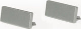 L&S Endkappenset für Venice Mini LED-Profil – Edelstahl-Optik