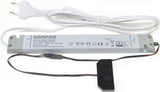 L&S LED-Konverter 230 V auf 12 V, 15 W, 6-fach Verteiler für Möbelbeleuchtung
