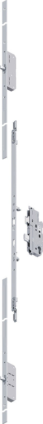 FUHR MFV Multisafe 855GL Mehrfachverriegelung PZW 20/65/92/10 mm silber Flachstulp 2170 mm Bolzenriegel – 5 Stück