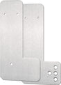 ASSA ABLOY Montagewinkel für Rohrrahmentür links/rechts verwendbar, Edelstahl