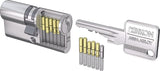 ASSA ABLOY Profildoppelzylinder DP06 28/35 mm – 6 Stiftzuhaltungen, Not- und Gefahrenfunktion beidseitig, 3 Schlüssel