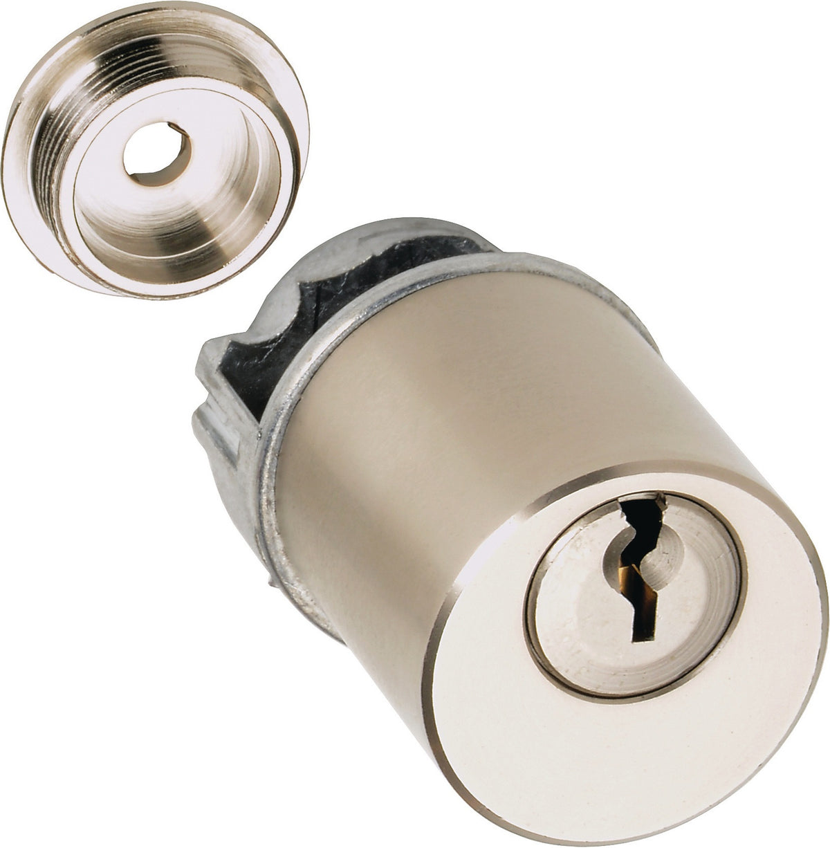 JUNIE Innenzylinder Lagerschließungen BN0101-BN0110, 5 Stk., 2 Schlüssel, vernickelt