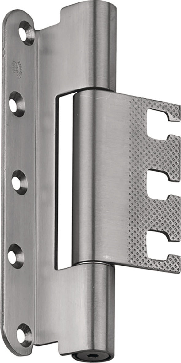 BSW Objektband VA matt geschliffen 160 kg 18 mm DIN L/R – Edelstahl-Türband für gefälzte Türen