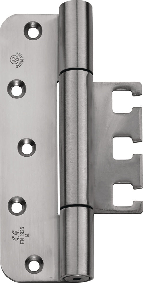 BSW Objektband VA matt geschliffen 120 kg 20 mm DIN L/R für stumpfe Türen