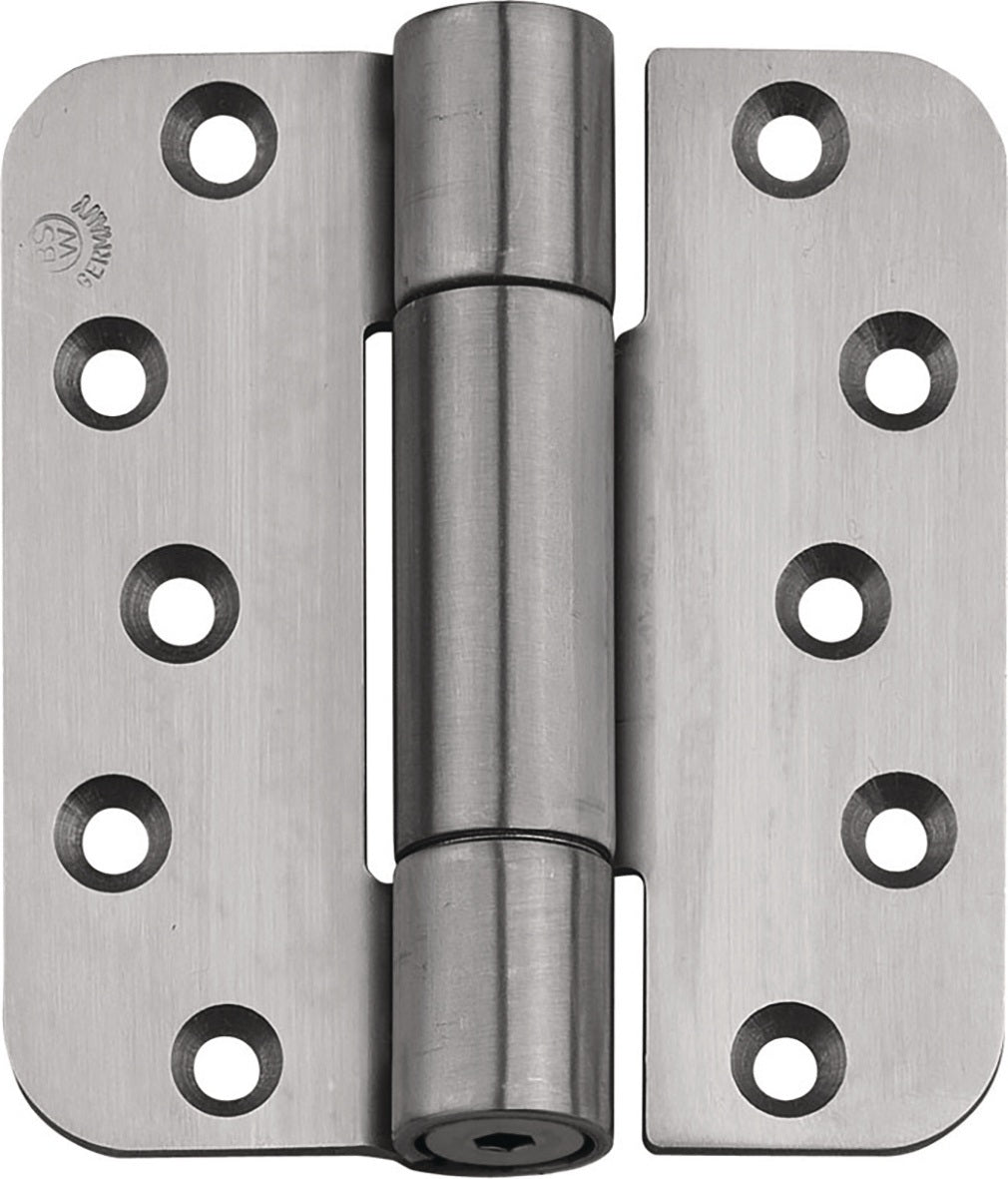 BSW Objektband System V 8600 – 120 kg, 20 mm, DIN L/R, Edelstahl matt, für stumpfe Türen