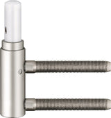 SIMONSWERK Rahmenteil V 3400 WF HV Stop Stahl vernickelt für 2-teilige Holzzargen mit Bremsfunktion