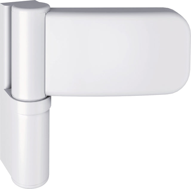 SIMONSWERK Haustürband Siku 3D K 3030 Stahl weiß 120 kg – 3er-Pack mit Stiftsicherung