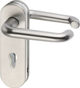 EDI Feuerschutz-Garnitur Aluminium F01 für Türstärke 39-48 mm, DIN L/R, PZ/PZ