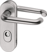 EDI Feuerschutzgarnitur Alu F01 für Türstärke 39–48 mm, ZA/PZ, DIN L/R, SK 2