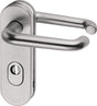 EDI Feuerschutzgarnitur Alu F01 für Türstärke 39–48 mm, ZA/PZ, DIN L/R, SK 2